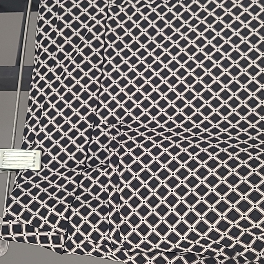 Chico's Black and White Patterned Pants